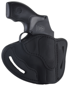 1791 Gunleather RVHX1SBLR RVHX-1 OWB Size 01 Stealth Black Leather Belt Slide, J-Frame, Right Hand 1791 Gunleather RVHX1SBLR RVHX-1 OWB Size 01 Stealth Black Leather Belt Slide, J-Frame, Right Hand
