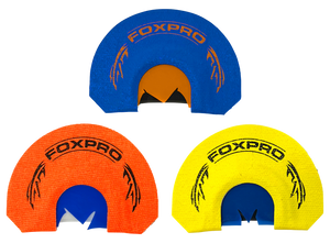Foxpro CSSPURTKRCOMBO Spurtaker Combo Diaphragm Call Attracts Turkey Blue/Orange/Yellow 3 Pack Foxpro CSSPURTKRCOMBO Spurtaker Combo Diaphragm Call Attracts Turkey Blue/Orange/Yellow 3 Pack