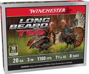 WIN LONG BEARD TSS 20GA 3 1-9/16OZ #8 5/10 WIN LONG BEARD TSS 20GA 3 1-9/16OZ #8 5/10
