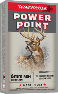 Winchester Ammo X6MMR2 Power-Point 6mm 100gr 20 Per Box/10 Case Winchester Ammo X6MMR2 Power-Point 6mm 100gr 20 Per Box/10 Case