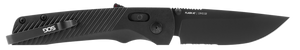 S.O.G SOG11180241 Flash AT 3.45" Folding Part Serrated Black TiNi Cryo D2 Steel Blade/Blackout GRN Handle Includes Pocket Clip S.O.G SOG11180241 Flash AT 3.45" Folding Part Serrated Black TiNi Cryo D2 Steel Blade/Blackout GRN Handle Includes Pocket Clip