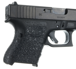 Talon Grips 116R Adhesive Grip Compatible w/Glock 26/27/28/33/39 Gen4 w/No Backstrap, Black Textured Rubber Talon Grips 116R Adhesive Grip Compatible w/Glock 26/27/28/33/39 Gen4 w/No Backstrap, Black Textured Rubber