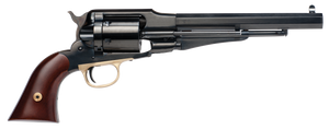 Cimarron CA1000 1858 New Model Army 45 Colt (Long Colt) 6rd Shot 8" Blued Octagon Barrel, Blued Cylinder, Blued Steel Frame, Walnut Grip, Exposed Hammer Cimarron CA1000 1858 New Model Army 45 Colt (Long Colt) 6rd Shot 8" Blued Octagon Barrel, Blued Cylinder, Blued Steel Frame, Walnut Grip, Exposed Hammer
