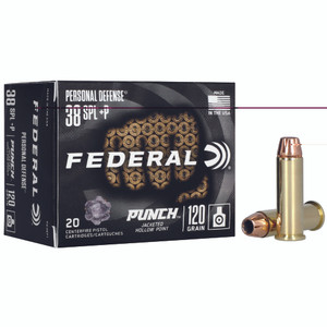 Fed Punch 38 Spl 120gr Jhp 20/200 Fed Punch 38 Spl 120gr Jhp 20/200