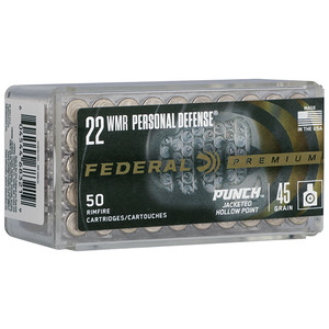 FED PERSONAL DEFENSE 22MAG PUNCH 45GR 50/60 FED PERSONAL DEFENSE 22MAG PUNCH 45GR 50/60