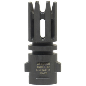 GEM QUICKMOUNT 5.56 FLASH HIDER 1/2-28 GEM QUICKMOUNT 5.56 FLASH HIDER 1/2-28