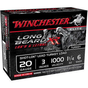 WIN LONG BEARD TKY 20GA 3 1.25OZ #6 LEAD 10/10 WIN LONG BEARD TKY 20GA 3 1.25OZ #6 LEAD 10/10