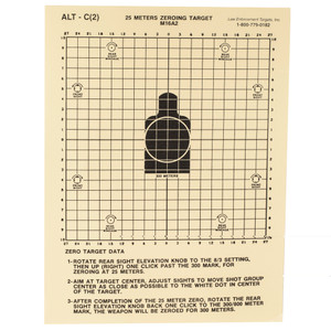 Action Tgt 25 Meters Dod M16a2 100pk Action Tgt 25 Meters Dod M16a2 100pk