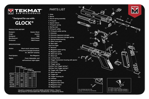 Beck Tek, Llc (tekmat) Glock, Tekmat Tekr17glock Glock Cleaning Mat Beck Tek, Llc (tekmat) Glock, Tekmat Tekr17glock Glock Cleaning Mat