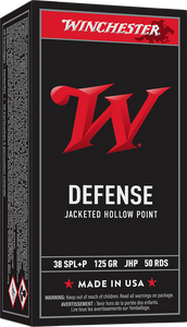 Winchester Ammo Usa, Win Usa38jhp 38sp+p 125 Jhp 50/10 Winchester Ammo Usa, Win Usa38jhp 38sp+p 125 Jhp 50/10