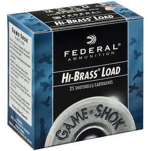 FED GAME-SHOK HI-BRASS 410GA 3 #4 25/10 FED GAME-SHOK HI-BRASS 410GA 3 #4 25/10