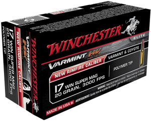 Winchester Ammo Varmint Hv, Win S17w20 17wsm 20 Hv Varmint 50/10 Winchester Ammo Varmint Hv, Win S17w20 17wsm 20 Hv Varmint 50/10