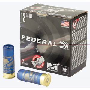 Fed Mast Cls 12ga 2.75" 1 1/8oz #7.5 Fed Mast Cls 12ga 2.75" 1 1/8oz #7.5