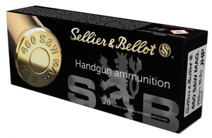 Sellier & Bellot SB460B Handgun 460S&WMag 255gr Jacketed Hollow Point 20 Per Box/12 Case Sellier & Bellot SB460B Handgun 460S&WMag 255gr Jacketed Hollow Point 20 Per Box/12 Case