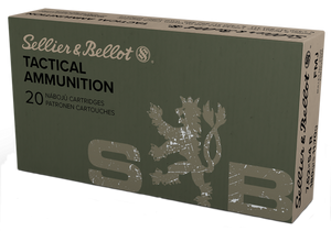 Sellier & Bellot SB76254RA Rifle 7.62x54mmR 180gr Full Metal Jacket 20 Per Box/20 Case Sellier & Bellot SB76254RA Rifle 7.62x54mmR 180gr Full Metal Jacket 20 Per Box/20 Case
