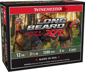 Winchester Ammo STLB12L4 Long Beard XR Shot-Lok 12Gauge 3.50" 2oz 4Shot 10 Per Box/10 Case Winchester Ammo STLB12L4 Long Beard XR Shot-Lok 12Gauge 3.50" 2oz 4Shot 10 Per Box/10 Case