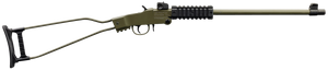 Chiappa Firearms 500266 Little Badger 22 LR 1rd, 16.50" OD Green Metal Finish & Underfolding Stock, Adjustable Sights, Right Hand Chiappa Firearms 500266 Little Badger 22 LR 1rd, 16.50" OD Green Metal Finish & Underfolding Stock, Adjustable Sights, Right Hand