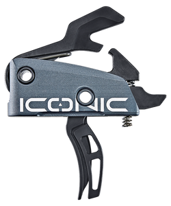 Rise Armament T22GRY Iconic Two-Stage Curved Trigger with 2 lbs Draw Weight & Graphite Gray Finish for AR-15,AR-10 Rise Armament T22GRY Iconic Two-Stage Curved Trigger with 2 lbs Draw Weight & Graphite Gray Finish for AR-15,AR-10