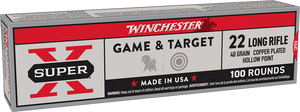 Winchester Ammo X22LRPP1 Super X 22LR 40gr Power Point Copper Plated 100 Per Box/20 Case Winchester Ammo X22LRPP1 Super X 22LR 40gr Power Point Copper Plated 100 Per Box/20 Case