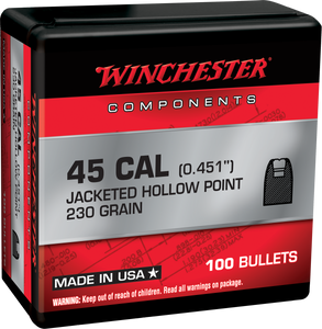 Winchester Ammo WB45HP230X Centerfire Handgun Reloading 45Cal 230gr Jacketed Hollow Point 100 Per Box/10 Case Winchester Ammo WB45HP230X Centerfire Handgun Reloading 45Cal 230gr Jacketed Hollow Point 100 Per Box/10 Case