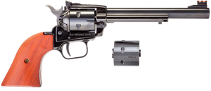 Heritage Mfg RR22MB6AS Rough Rider 22 LR 22 WMR 6 Shot 6.50" Black Barrel, Cylinder & Frame, Cocobolo Grips Heritage Mfg RR22MB6AS Rough Rider 22 LR 22 WMR 6 Shot 6.50" Black Barrel, Cylinder & Frame, Cocobolo Grips