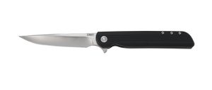 CRKT 3810 LCK + Large 3.62" Folding Drop Point Plain Satin 8Cr13MoV SS Blade/ Black GRN Handle Includes Pocket Clip CRKT 3810 LCK + Large 3.62" Folding Drop Point Plain Satin 8Cr13MoV SS Blade/ Black GRN Handle Includes Pocket Clip