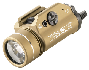 Streamlight 69266 TLR-1 HL Gun Light Flat Dark Earth 1,000 Lumens White LED Streamlight 69266 TLR-1 HL Gun Light Flat Dark Earth 1,000 Lumens White LED