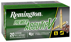 Remington Ammunition 29218 Premier Accutip-V 204Ruger 32gr AccuTip V 20 Per Box/10 Case Remington Ammunition 29218 Premier Accutip-V 204Ruger 32gr AccuTip V 20 Per Box/10 Case