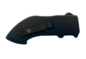 Templar Knife Squire Utility OTF Razor Plain Black Anodized 5.38" Aluminum Handle Templar Knife Squire Utility OTF Razor Plain Black Anodized 5.38" Aluminum Handle