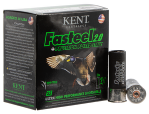Kent Cartridge K122FS306 Fasteel 2.0 12 Gauge 2.75" 1 1/16 oz 6 Shot 25 Per Box/ 10 Case Kent Cartridge K122FS306 Fasteel 2.0 12 Gauge 2.75" 1 1/16 oz 6 Shot 25 Per Box/ 10 Case
