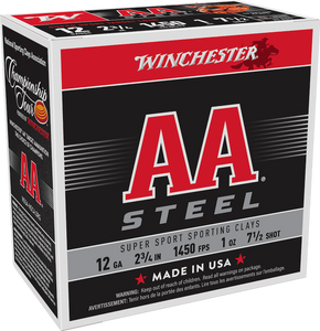 Winchester Ammo AASCL12S7 AA Super Sport Sporting Clay 12Gauge 2.75" 1oz 7.5Shot 25 Per Box/10 Case Winchester Ammo AASCL12S7 AA Super Sport Sporting Clay 12Gauge 2.75" 1oz 7.5Shot 25 Per Box/10 Case