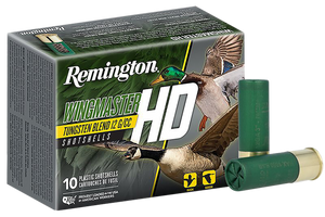 Remington Ammunition 20871 Wingmaster HD 12Gauge 3" 1 1/4oz 2Shot 10 Per Box/10 Case Remington Ammunition 20871 Wingmaster HD 12Gauge 3" 1 1/4oz 2Shot 10 Per Box/10 Case
