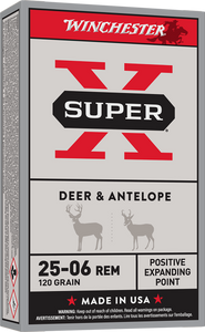 Winchester Ammo X25062 Super X 25-06Rem 120gr Positive Expanding Point 20 Per Box/10 Case Winchester Ammo X25062 Super X 25-06Rem 120gr Positive Expanding Point 20 Per Box/10 Case
