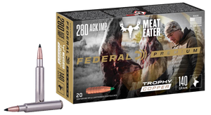 Federal P280A1TC1 Premium 280Ackley Improved 140gr Trophy Copper 20 Per Box/10 Case Federal P280A1TC1 Premium 280Ackley Improved 140gr Trophy Copper 20 Per Box/10 Case