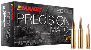 Barnes Bullets 30831 Precision Match 6.5Grendel 120gr Open Tip Match Boat Tail 20 Per Box/10 Case Barnes Bullets 30831 Precision Match 6.5Grendel 120gr Open Tip Match Boat Tail 20 Per Box/10 Case
