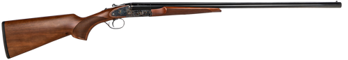 CZ-USA 06407 Sharp-Tail  410 Gauge 3" 2rd 28" Black Hard Chrome Side-by-Side Barrel, Color Case Hardened Metal Finish, Turkish Walnut Stock Includes IC & M Chokes