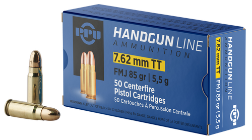 PPU PPH7TF Handgun  7.62x25mmTokarev 85gr Full Metal Jacket 50 Per Box/10 Case PPU PPH7TF Handgun  7.62x25mmTokarev 85gr Full Metal Jacket 50 Per Box/10 Case