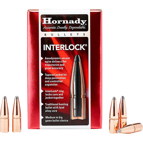 Hornady 2740 InterLock  270 Cal .277 150 gr Spire Point 100 Per Box/ 15 Case Hornady 2740 InterLock  270 Cal .277 150 gr Spire Point 100 Per Box/ 15 Case