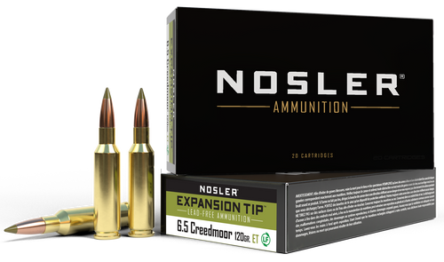 Nosler 40398 E-Tip  6.5Creedmoor 120gr E Tip Lead Free 20 Per Box/10 Case Nosler 40398 E-Tip  6.5Creedmoor 120gr E Tip Lead Free 20 Per Box/10 Case