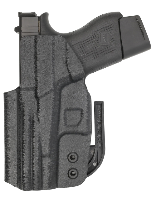 C&G Holsters 0026100 Covert  IWB Black Kydex Belt Clip Fits Glock 42
