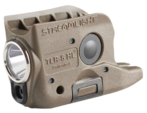 Streamlight 69351 TLR-6 HL G Gun Light  Flat Dark Earth 300 Lumens White LED/Green Laser Glock 42/43/43X/48 Streamlight 69351 TLR-6 HL G Gun Light  Flat Dark Earth 300 Lumens White LED/Green Laser Glock 42/43/43X/48