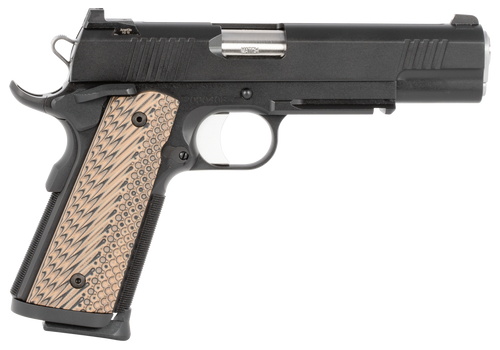 Dan Wesson 01806 Specialist  9mm Luger 10+1 5" Stainless Steel Barrel, Black Duty Serrated Stainless Steel Slide & Frame w/Beavertail & Picatinny Rail, Black/Brown G10 Grip, Ambidextrous Dan Wesson 01806 Specialist  9mm Luger 10+1 5" Stainless Steel Barrel, Black Duty Serrated Stainless Steel Slide & Frame w/Beavertail & Picatinny Rail, Black/Brown G10 Grip, Ambidextrous