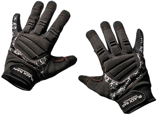 Black Rain Ordnance TACTGLOVEBLK/GRYM Tactical Gloves  Black/Gray Medium Velcro Black Rain Ordnance TACTGLOVEBLK/GRYM Tactical Gloves  Black/Gray Medium Velcro