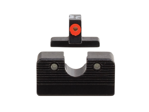 Trijicon 601000 HD XR Night Sight Set Green Tritium/Orange Outline Front, Green Tritium Rear, Black Frame, Fits FN 509