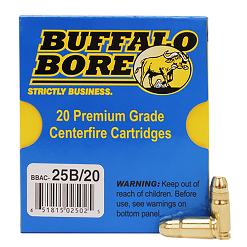 Buffalo Bore Ammunition 25B20 Heavy Strictly Business 357Sig 125gr Full Metal Jacket Flat Nose 20 Per Box/12 Case Buffalo Bore Ammunition 25B20 Heavy Strictly Business 357Sig 125gr Full Metal Jacket Flat Nose 20 Per Box/12 Case