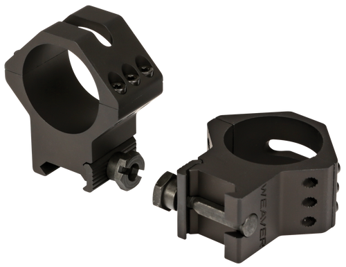 Weaver Mounts 99684 Six-Hole Picatinny Rings  Matte Black 34mm High