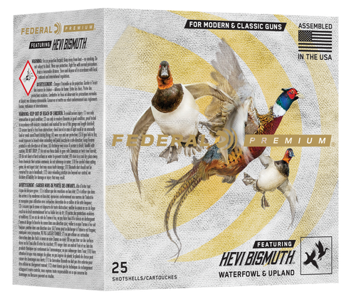Federal PHBX1383 Premium HEVI-Bismuth 12Gauge 3" 1 3/8oz 3Shot 25 Per Box/10 Case