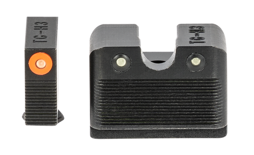 TruGlo TG231G2MC Tritium Pro  Black | Green Tritium Orange Outline Front Sight Green Tritium Rear Sight TruGlo TG231G2MC Tritium Pro  Black | Green Tritium Orange Outline Front Sight Green Tritium Rear Sight