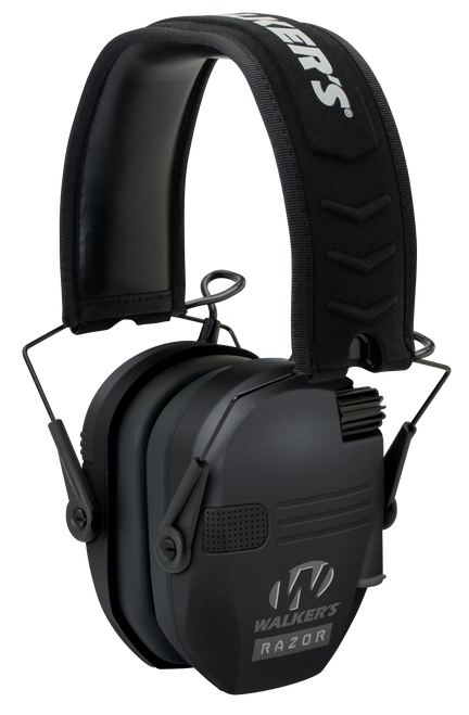 Walker's GWPRSEM Razor Slim Electronic Muff 23 dB Over the Head Black Polymer Walker's GWPRSEM Razor Slim Electronic Muff 23 dB Over the Head Black Polymer