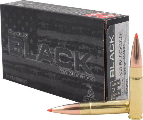 Hornady 80891 Black  300Blackout 208gr Hornady A Max 20 Per Box/10 Case Hornady 80891 Black  300Blackout 208gr Hornady A Max 20 Per Box/10 Case